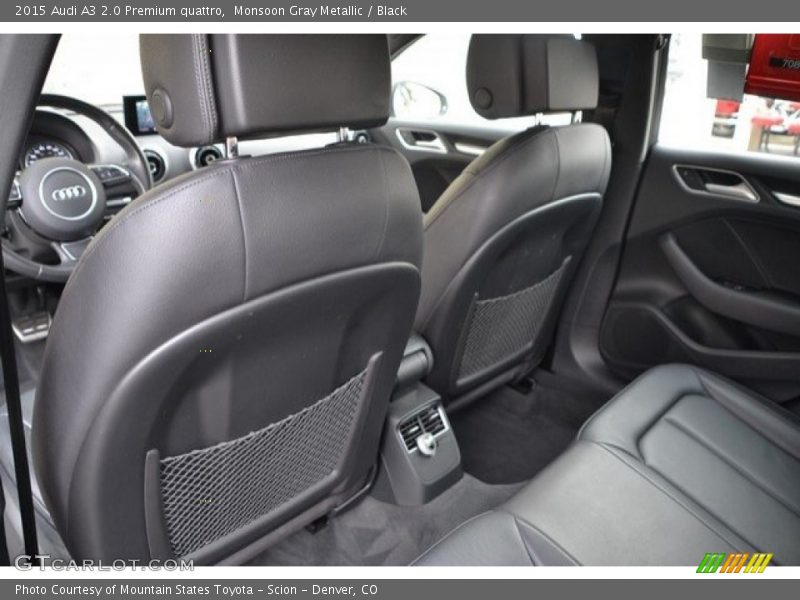 Monsoon Gray Metallic / Black 2015 Audi A3 2.0 Premium quattro