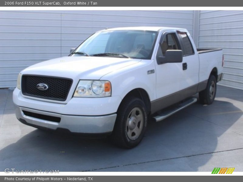 Oxford White / Tan 2006 Ford F150 XLT SuperCab