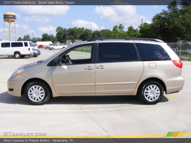 Desert Sand Mica / Taupe 2007 Toyota Sienna LE