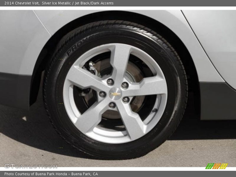 Silver Ice Metallic / Jet Black/Dark Accents 2014 Chevrolet Volt