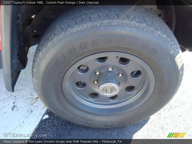 Custom Pearl Orange / Dark Charcoal 2007 Toyota FJ Cruiser 4WD