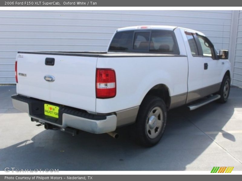 Oxford White / Tan 2006 Ford F150 XLT SuperCab