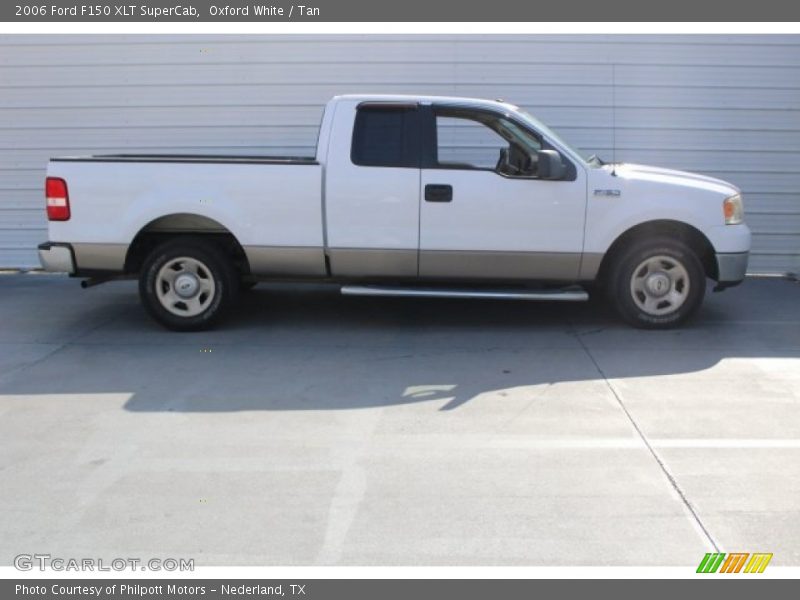 Oxford White / Tan 2006 Ford F150 XLT SuperCab