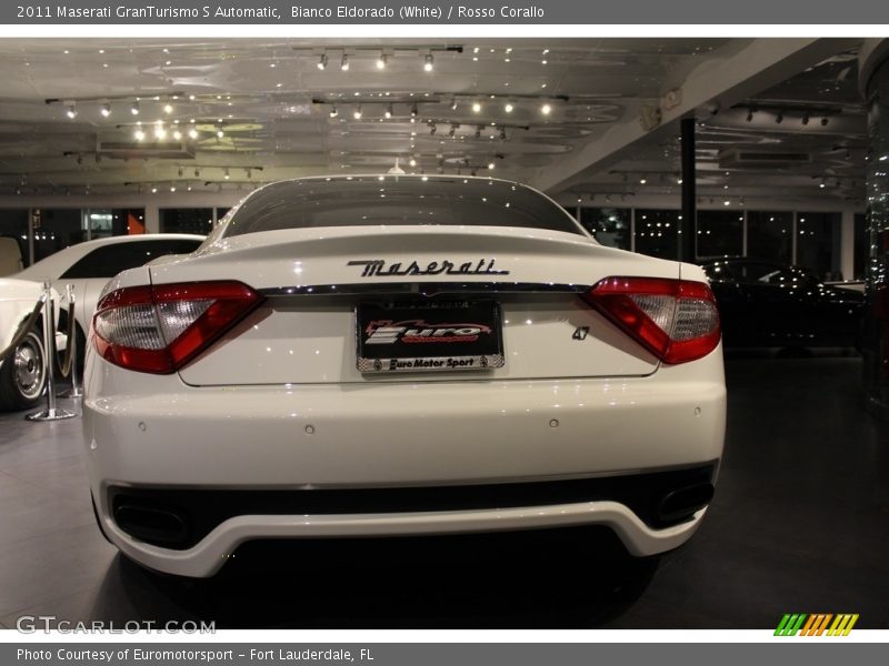 Bianco Eldorado (White) / Rosso Corallo 2011 Maserati GranTurismo S Automatic