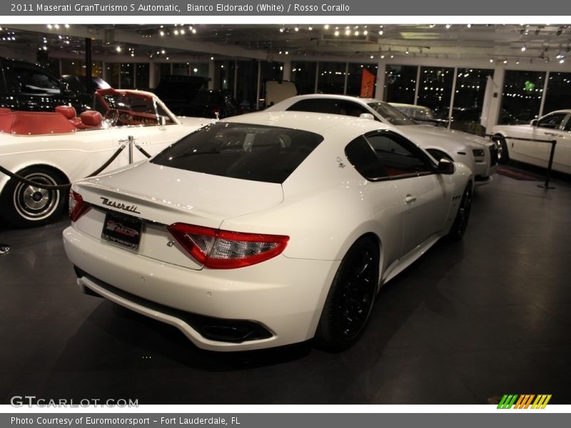 Bianco Eldorado (White) / Rosso Corallo 2011 Maserati GranTurismo S Automatic