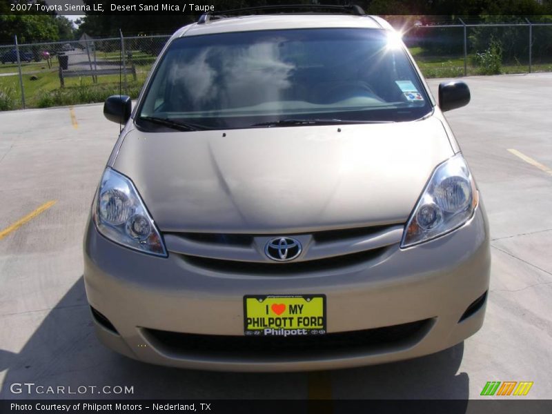 Desert Sand Mica / Taupe 2007 Toyota Sienna LE