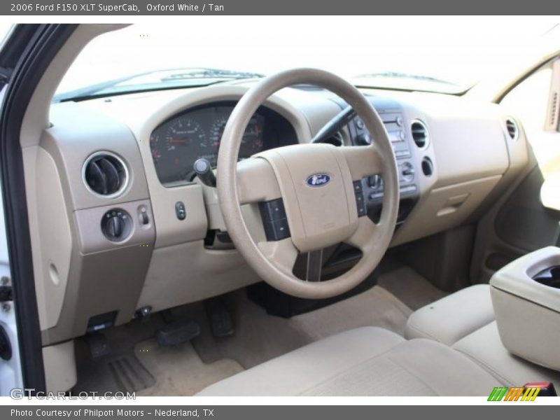 Oxford White / Tan 2006 Ford F150 XLT SuperCab