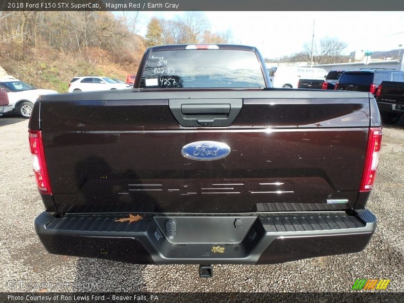 Magma Red / Earth Gray 2018 Ford F150 STX SuperCab