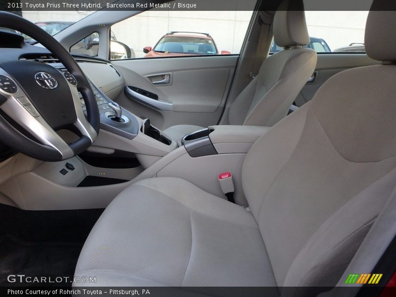 Barcelona Red Metallic / Bisque 2013 Toyota Prius Three Hybrid