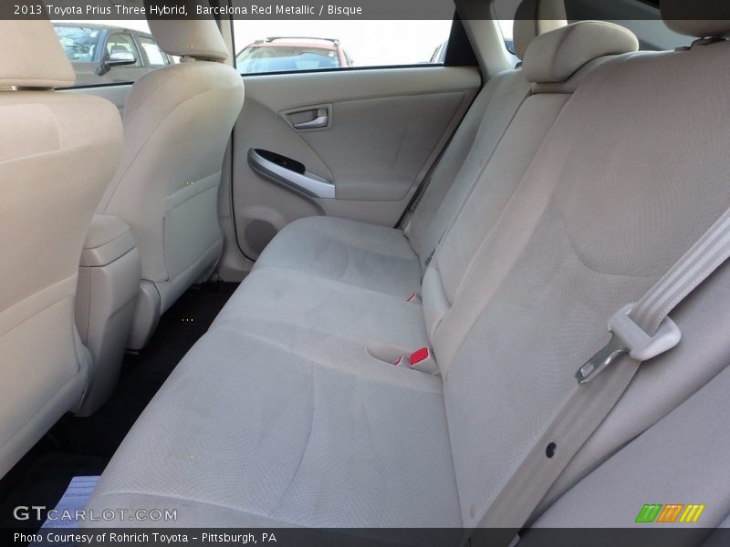 Barcelona Red Metallic / Bisque 2013 Toyota Prius Three Hybrid