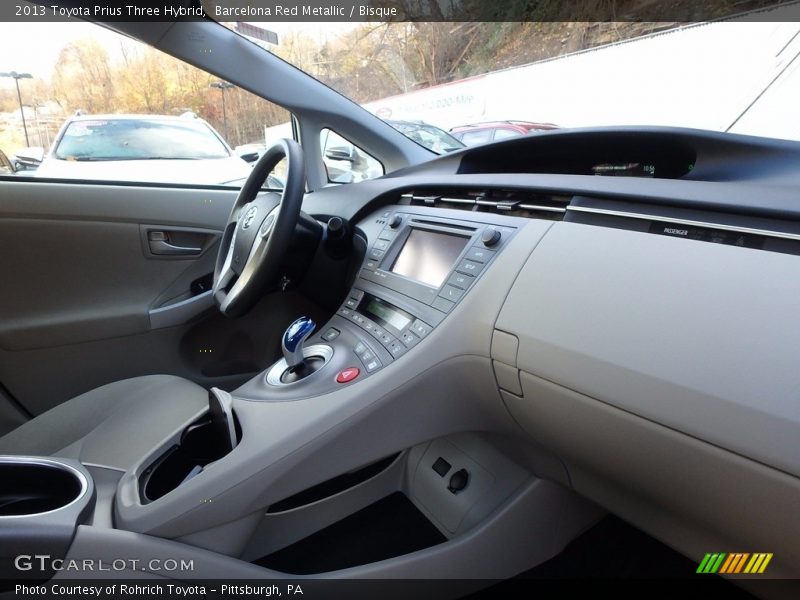 Barcelona Red Metallic / Bisque 2013 Toyota Prius Three Hybrid