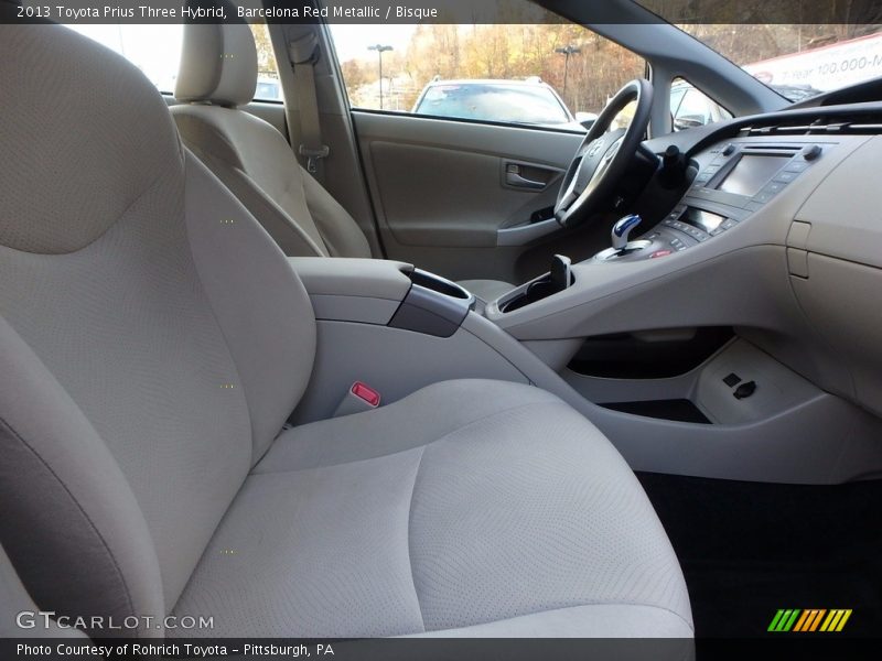 Barcelona Red Metallic / Bisque 2013 Toyota Prius Three Hybrid