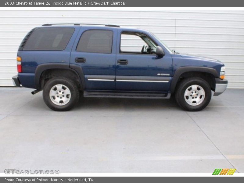 Indigo Blue Metallic / Gray/Dark Charcoal 2003 Chevrolet Tahoe LS