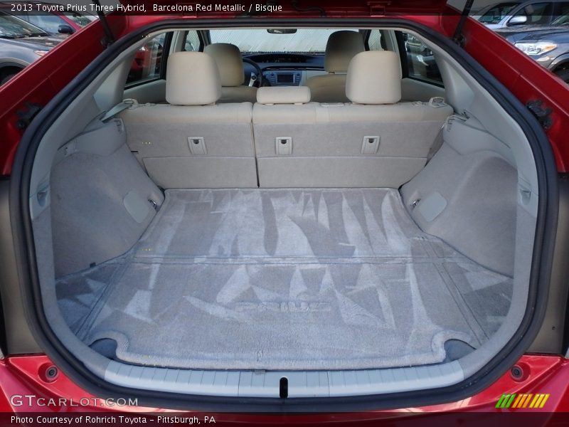 Barcelona Red Metallic / Bisque 2013 Toyota Prius Three Hybrid