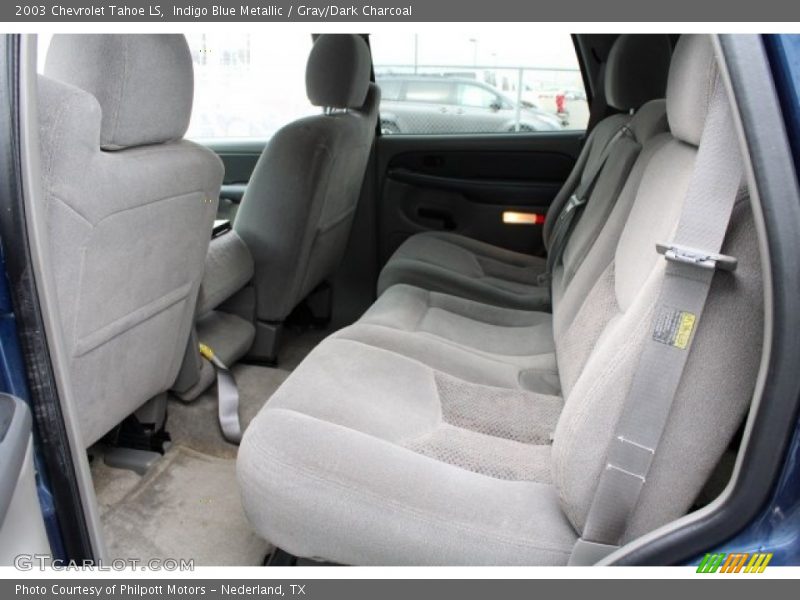 Indigo Blue Metallic / Gray/Dark Charcoal 2003 Chevrolet Tahoe LS