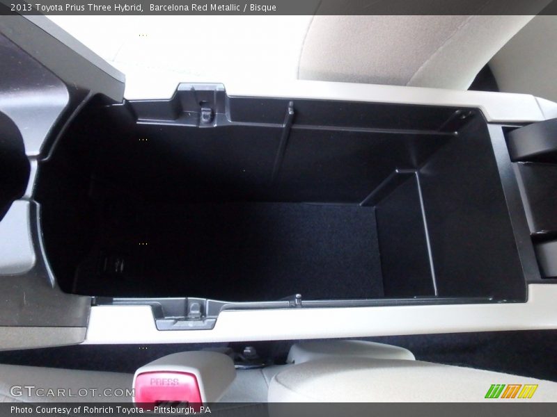 Barcelona Red Metallic / Bisque 2013 Toyota Prius Three Hybrid