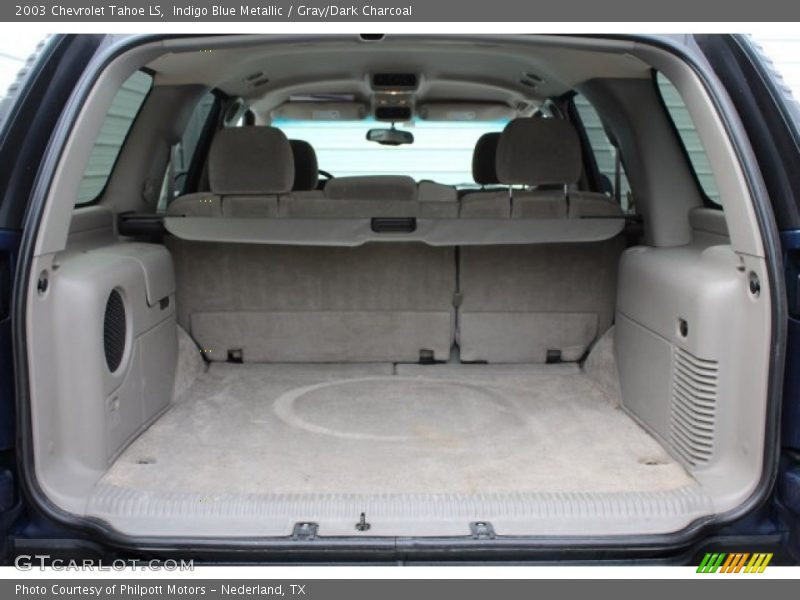 Indigo Blue Metallic / Gray/Dark Charcoal 2003 Chevrolet Tahoe LS