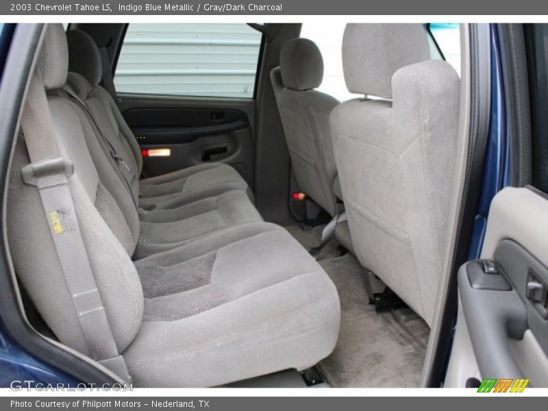 Indigo Blue Metallic / Gray/Dark Charcoal 2003 Chevrolet Tahoe LS
