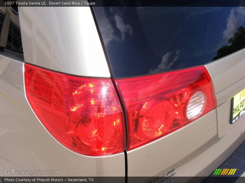 Desert Sand Mica / Taupe 2007 Toyota Sienna LE
