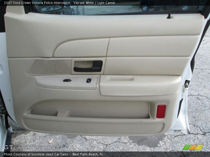 Vibrant White / Light Camel 2007 Ford Crown Victoria Police Interceptor