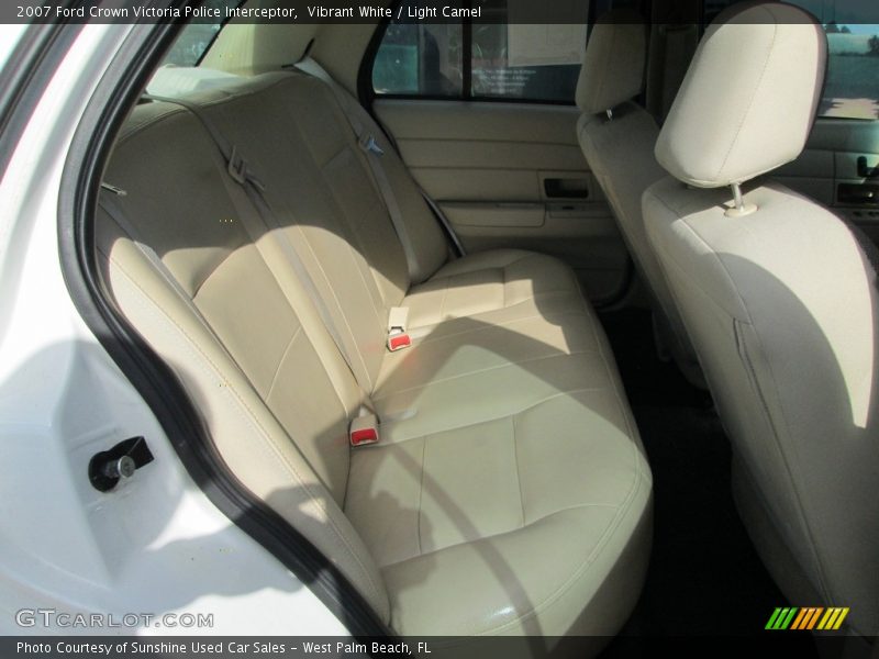 Vibrant White / Light Camel 2007 Ford Crown Victoria Police Interceptor