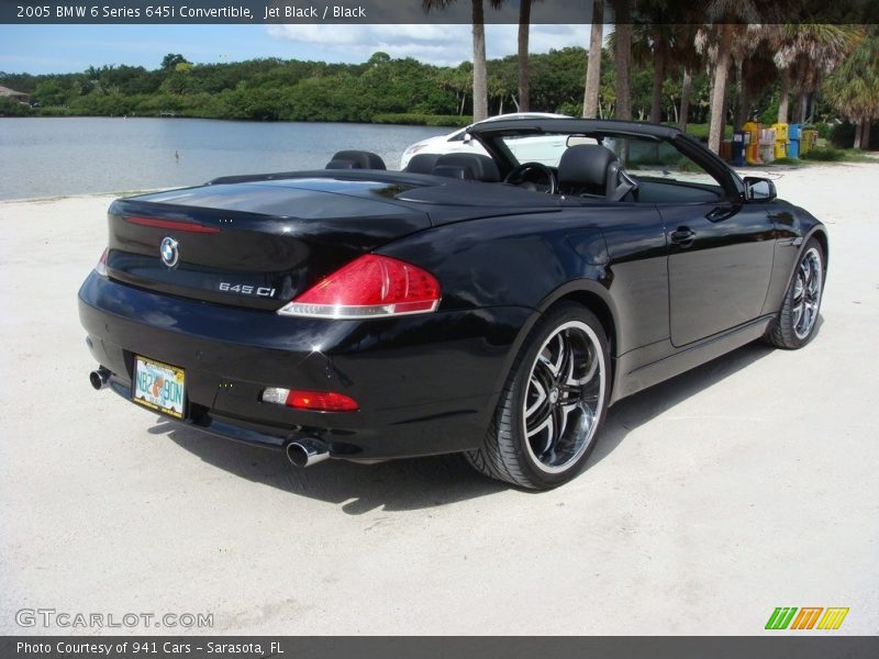 Jet Black / Black 2005 BMW 6 Series 645i Convertible