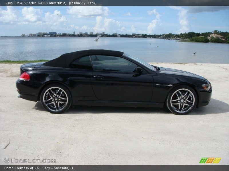 Jet Black / Black 2005 BMW 6 Series 645i Convertible