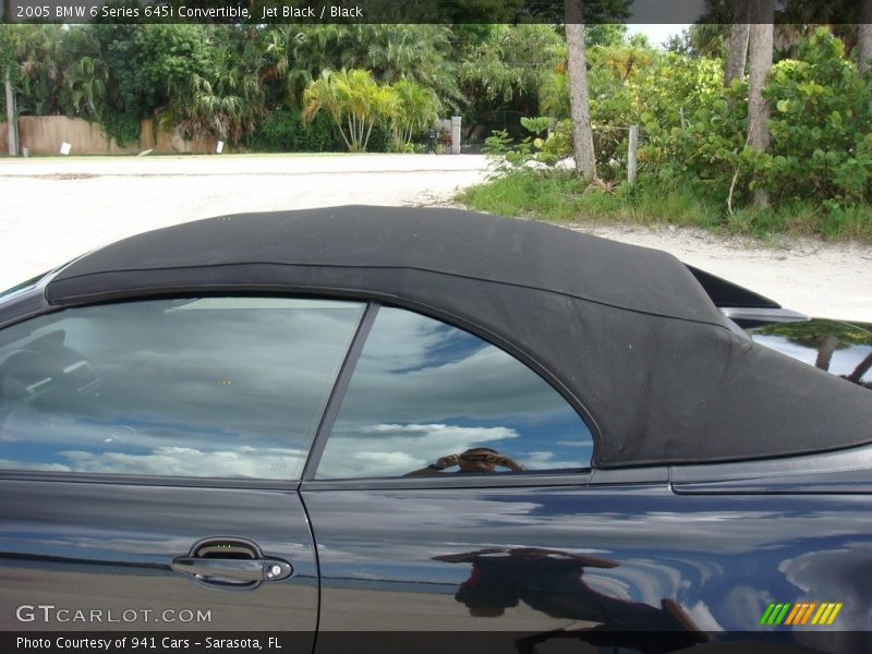 Jet Black / Black 2005 BMW 6 Series 645i Convertible