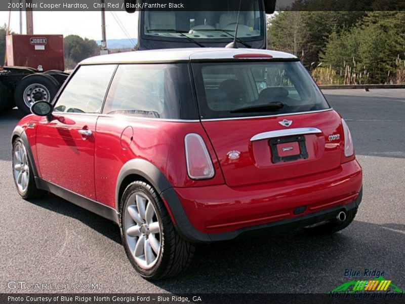 Chili Red / Black/Panther Black 2005 Mini Cooper Hardtop