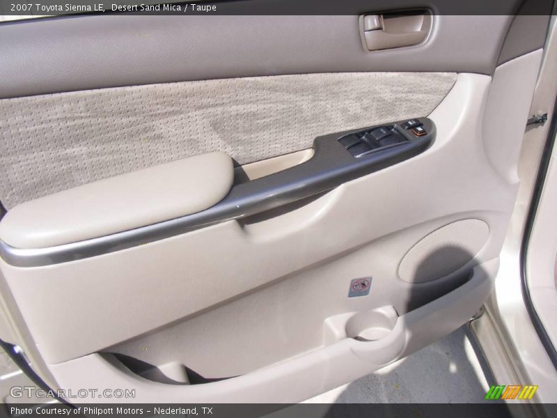 Desert Sand Mica / Taupe 2007 Toyota Sienna LE
