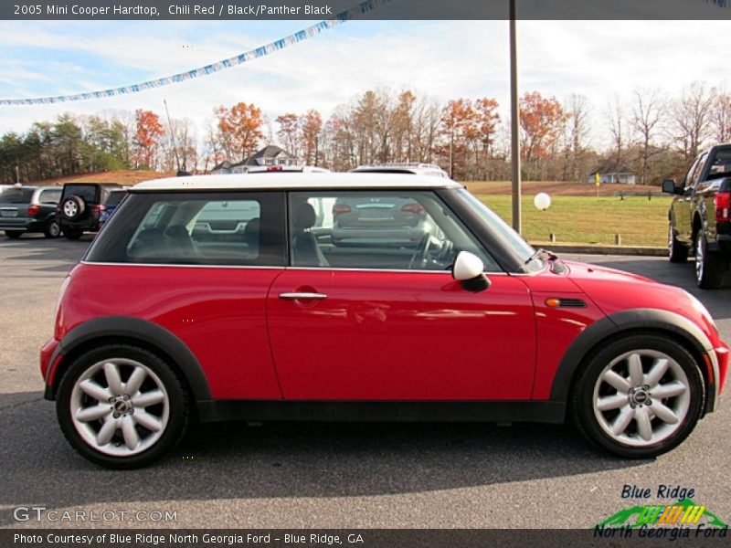 Chili Red / Black/Panther Black 2005 Mini Cooper Hardtop