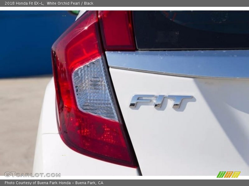White Orchid Pearl / Black 2018 Honda Fit EX-L