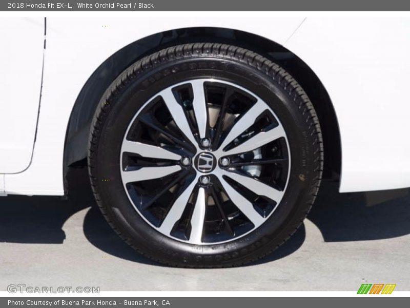 White Orchid Pearl / Black 2018 Honda Fit EX-L
