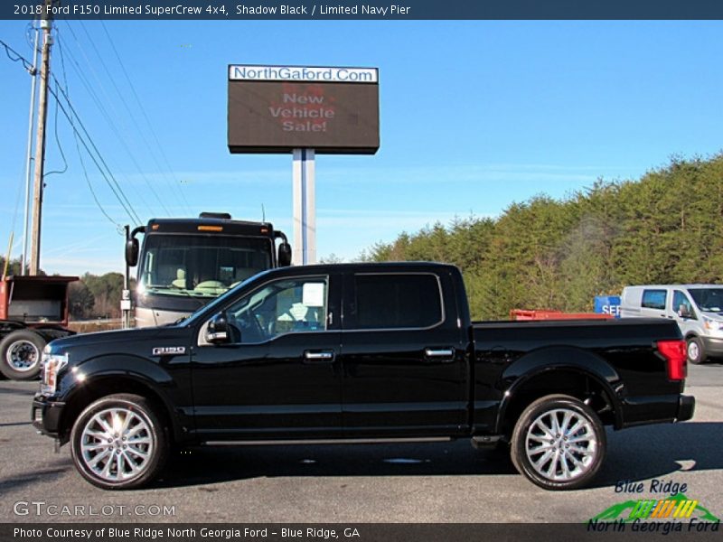 Shadow Black / Limited Navy Pier 2018 Ford F150 Limited SuperCrew 4x4