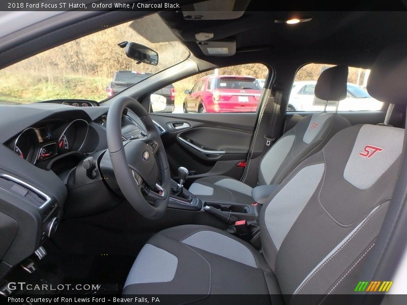 Front Seat of 2018 Focus ST Hatch