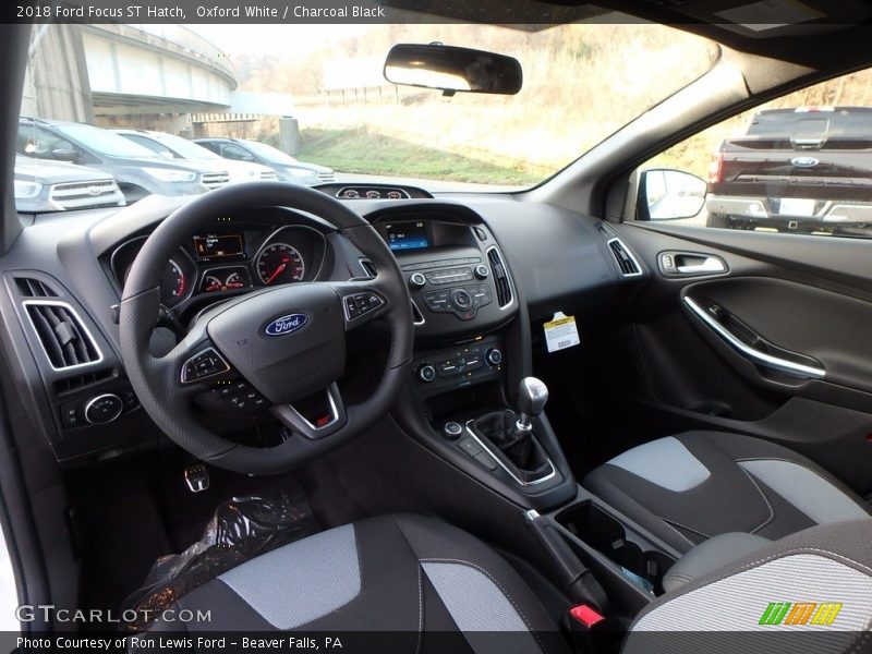  2018 Focus ST Hatch Charcoal Black Interior
