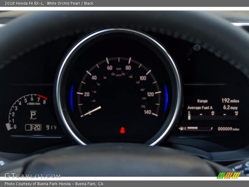 White Orchid Pearl / Black 2018 Honda Fit EX-L
