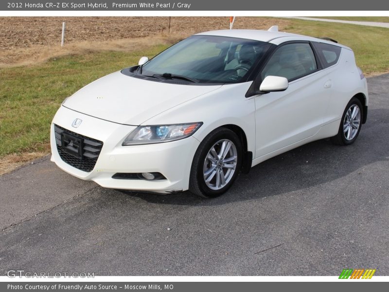 Premium White Pearl / Gray 2012 Honda CR-Z EX Sport Hybrid