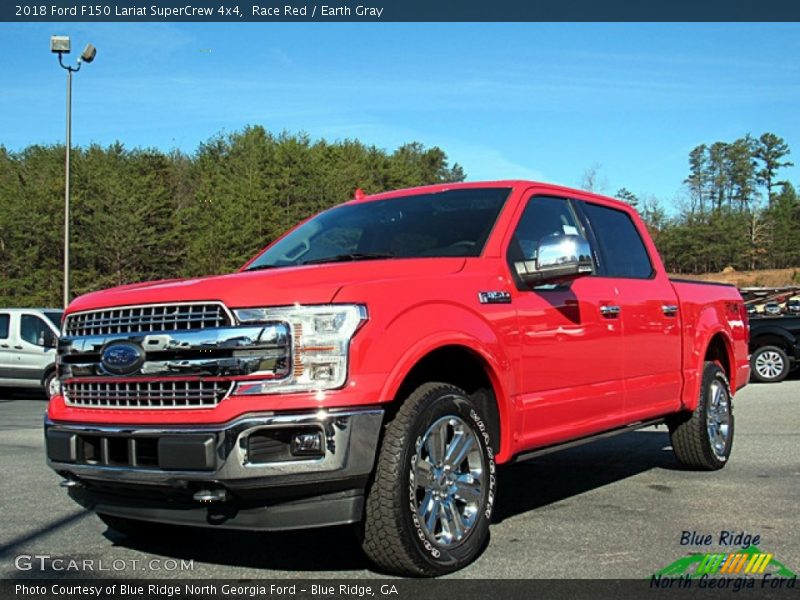 Race Red / Earth Gray 2018 Ford F150 Lariat SuperCrew 4x4