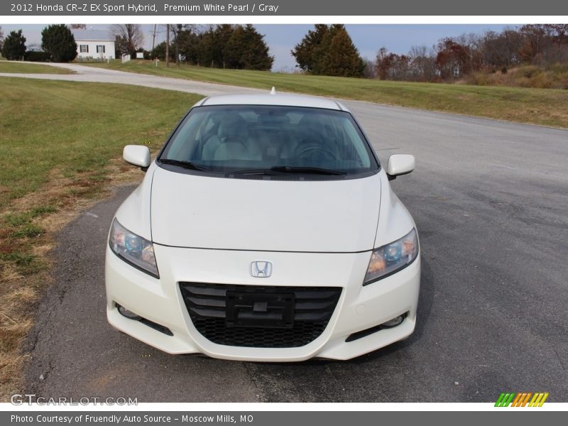 Premium White Pearl / Gray 2012 Honda CR-Z EX Sport Hybrid