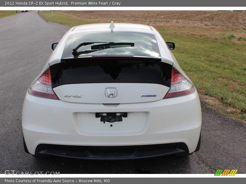 Premium White Pearl / Gray 2012 Honda CR-Z EX Sport Hybrid