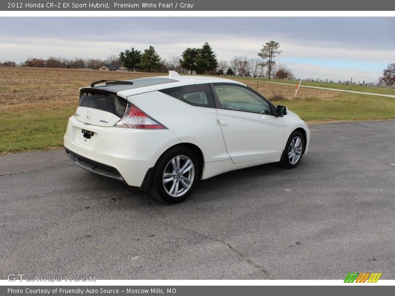 Premium White Pearl / Gray 2012 Honda CR-Z EX Sport Hybrid