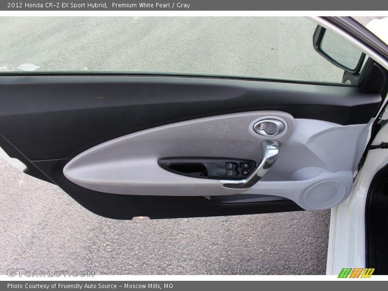 Premium White Pearl / Gray 2012 Honda CR-Z EX Sport Hybrid