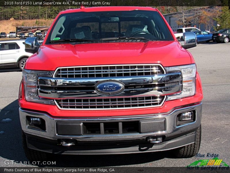 Race Red / Earth Gray 2018 Ford F150 Lariat SuperCrew 4x4