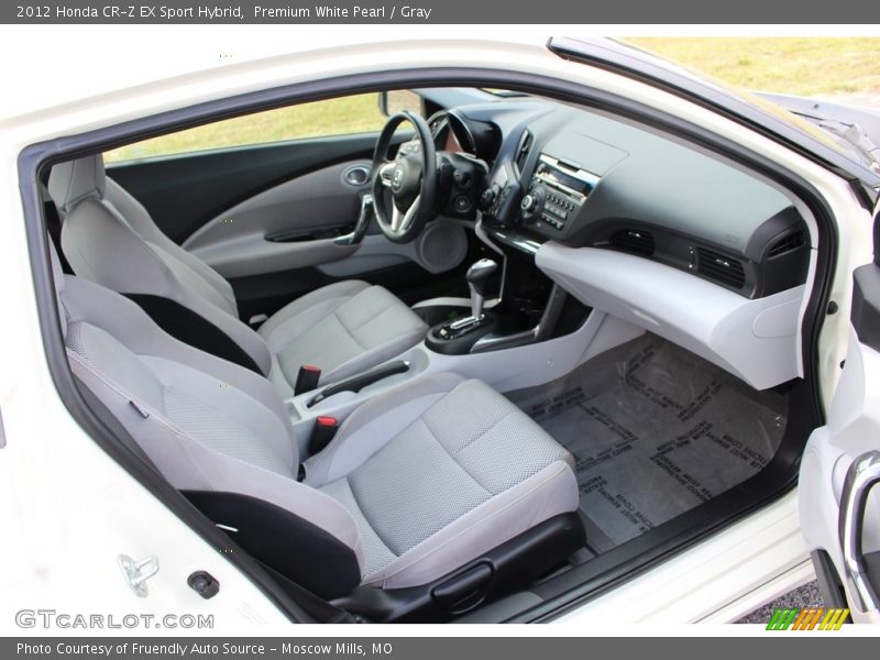 Premium White Pearl / Gray 2012 Honda CR-Z EX Sport Hybrid