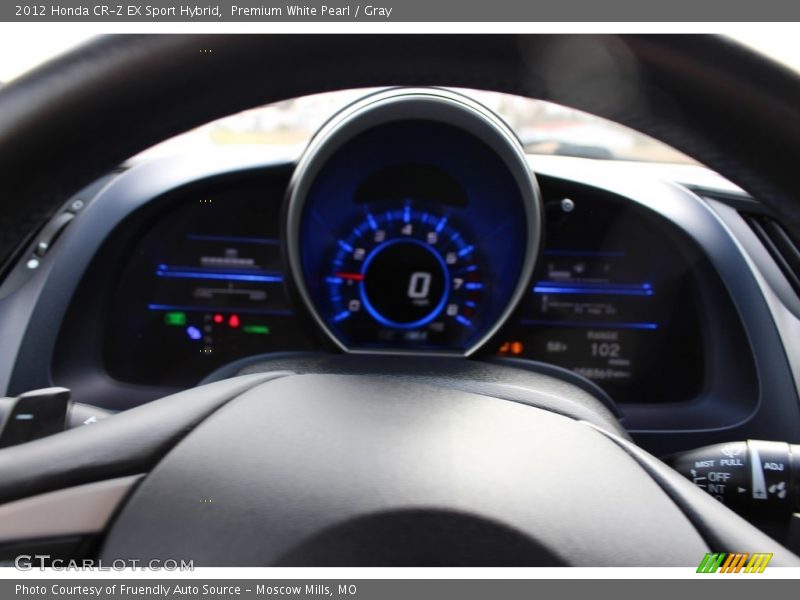 Premium White Pearl / Gray 2012 Honda CR-Z EX Sport Hybrid