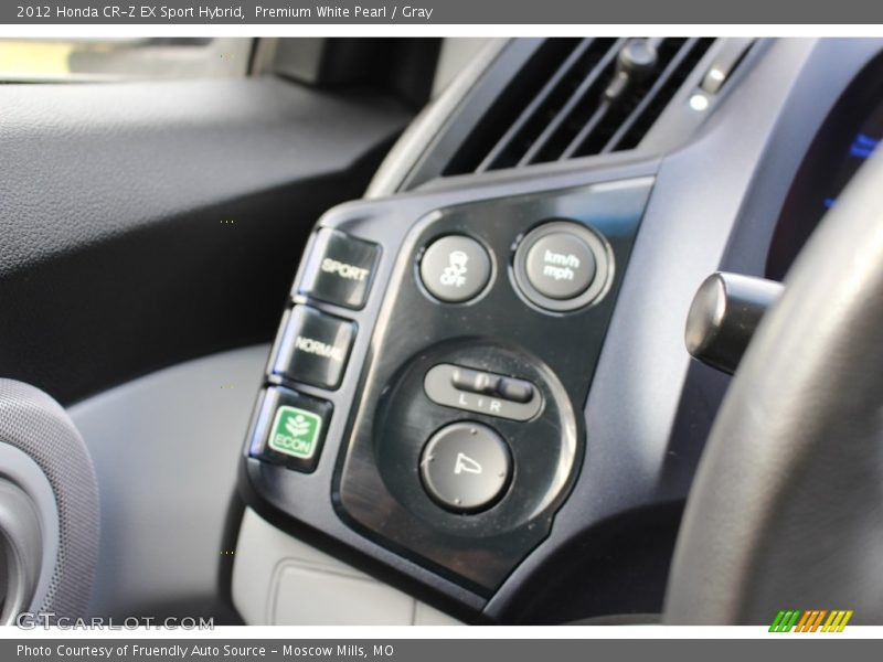 Premium White Pearl / Gray 2012 Honda CR-Z EX Sport Hybrid
