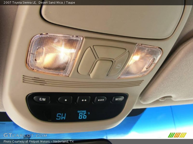 Desert Sand Mica / Taupe 2007 Toyota Sienna LE