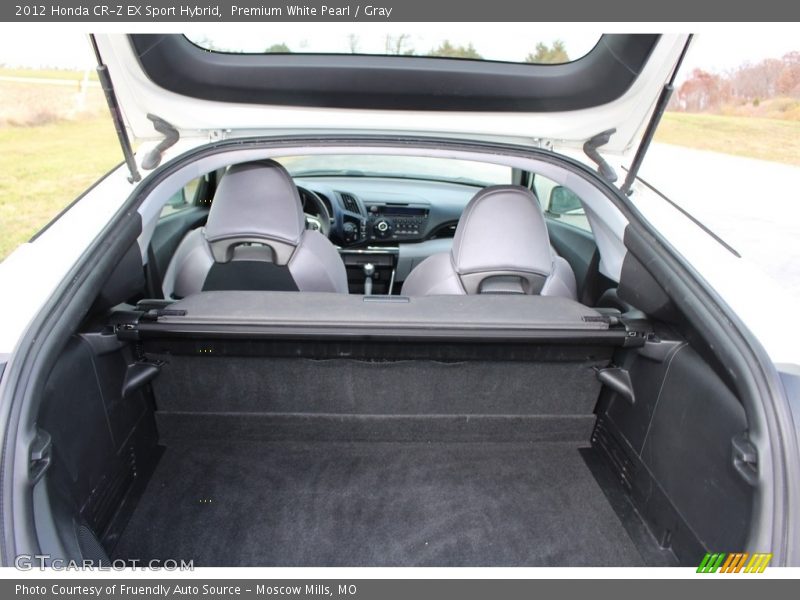 Premium White Pearl / Gray 2012 Honda CR-Z EX Sport Hybrid