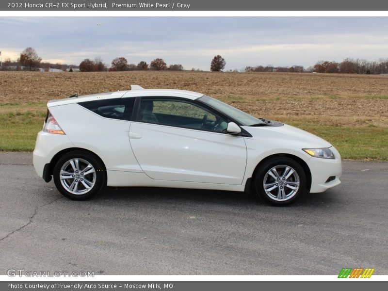 Premium White Pearl / Gray 2012 Honda CR-Z EX Sport Hybrid